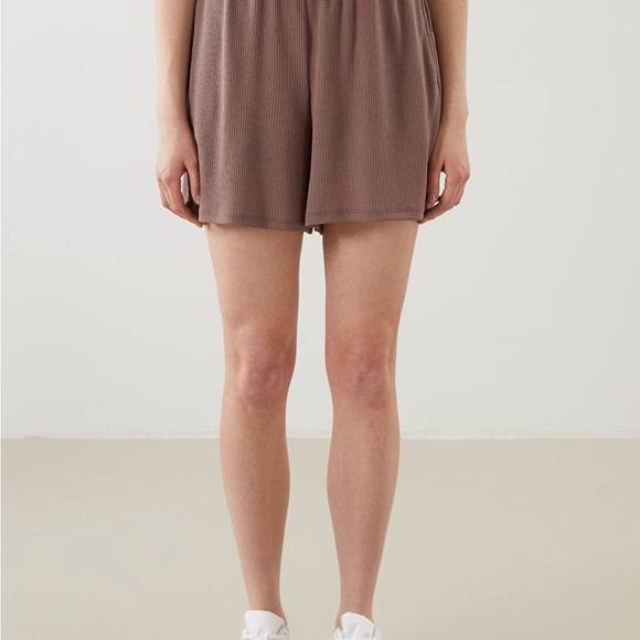 Sweet Romeo High Waist Brown Shorts - Picture 8 of 9